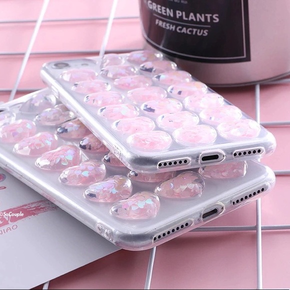 NEW iPhone 6 Plus/6S Plus Glitter Soft TPU Grip Case - Picture 3 of 5